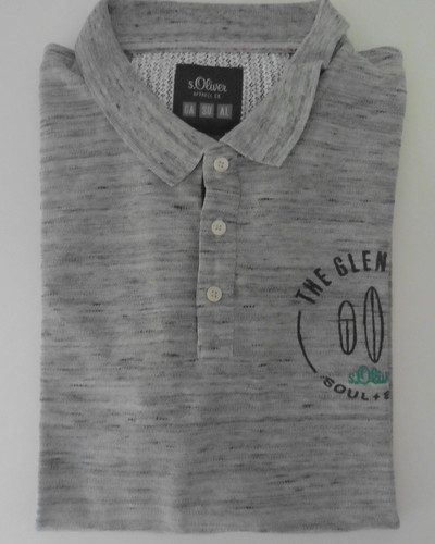 Graues gepflegtes poloshirt - gepflegtes,
