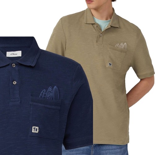 Herren poloshirt oliver - poloshirt, mit