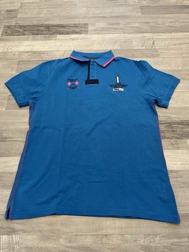 Oliver poloshirt blau - m, mit